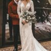 Bohemisk Bröllopsklänning Tyst Blomning