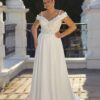 Classic Spaghetti Straps A-Line Wedding Dresses Plus Size V Neck Sleeveless Bride Gowns Appliques Floor Length Vestido De Noiva 6 Seb5640dadc4a4bae80219f0f69abf661X Cropped