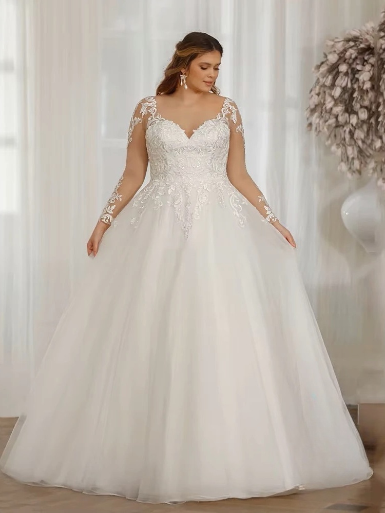 Pastrol Customized Wedding Dresses V Neck Bride Gowns Lace Appliques Back Lace Up Tulle A-Line Sweep Train Vestidos De Novia 1 Pastrol Customized Wedding Dresses V Neck Bride Gowns Lace Appliques Back Lace Up Tulle A-Line Sweep Train Vestidos De Novia