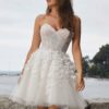 SoDigne A-line Tulle Short Wedding Dresses Sweetheart Sleeveless Appliques Bridal Dress Women Mini Wedding Gown Robe De Mairee 5 S145376a39df349f29503d1af18a09462c Cropped