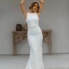 Classic Mermaid Wedding Dress 2025 O-Neck Sleeveless Open Back Spaghetti Straps Bridal Gown Train Vestido De Noiva Customized 6 S33787f13aad747eeac69967bbe60d71cl Cropped