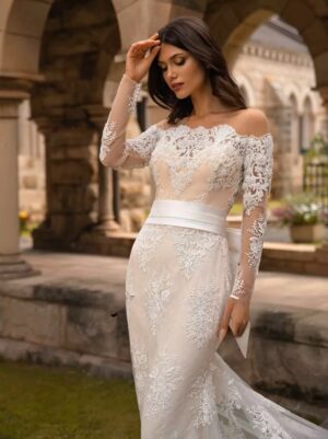 SoDigne Mermaid Long Wedding Dresses O-neck Full Sleeves Appliques Bridal Dress Bride Gown 2025 vestidos de novia Customized 5 S42a00ddcacab4cf8947fc4ce9bb2d59c2 Cropped