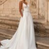 Elegant Wedding Dress For Woman Sweetheart-Neck A-Line Spaghetti Straps Open Back Bride Gown Train Vestidos De Novia Customized 4 S532a8dbae4914679ba376e95fda2cbc5T Cropped