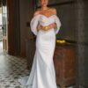 SoDigne 2023 Summer Wedding Party Dresses Off The Shoulder Pleats Bridal Dress Mermaid Satin Women Bride Gowns Customized 4 S741b94cbfda34505bd7d4c086a8d9c70e Cropped
