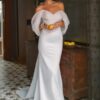 Elegant Sweetheart Mermaid Wedding Dress Women White Off The Shoulder Open Back Bridal Gown Train Vestidos De Novia Customized 8 S757ac5473dc146388b9c1fb55f27e4365 Cropped