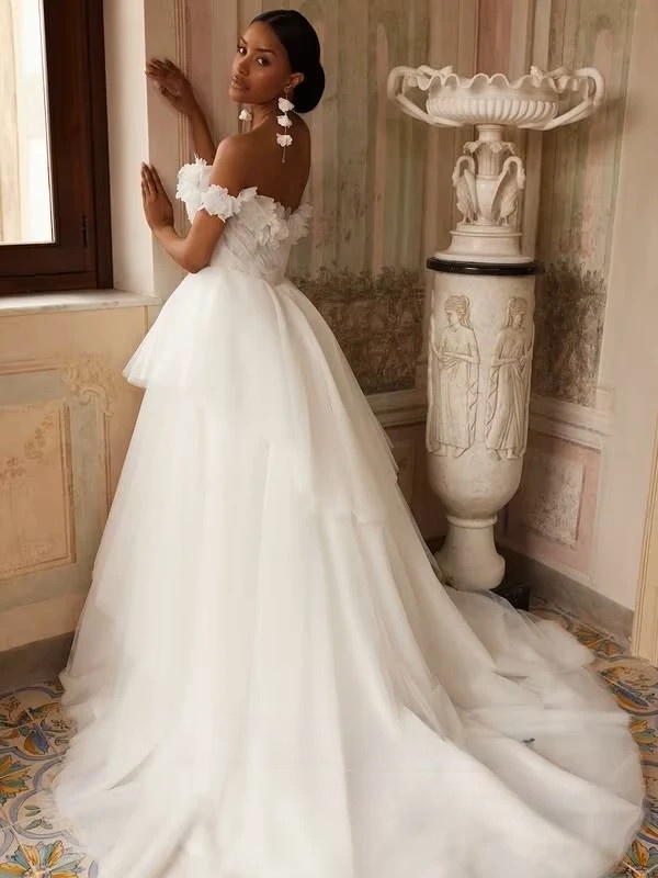 SoDigne A-line Simple Satin Wedding Dresses Sweetheart Sleeveless Bridal Dress Split Wedding Gown Robe De Mairee Customized 2 SoDigne A-line Simple Satin Wedding Dresses Sweetheart Sleeveless Bridal Dress Split Wedding Gown Robe De Mairee Customized - Bild 2