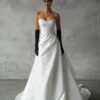 SoDigne A-line Satin Wedding Dress Sweetheart Sleeveless Ruched Bride Dresses 2025 Bridal Gowns Robe De Mairee Customized 9 Sc1e1d21897104af9b53b057c9affe6a25 Cropped