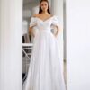 SoDigne A-line Off Shoulder Wedding Dresses V-neck Sleeveless Satin Bridal Dress Long Elegant Bridal Gown 2025 Customized 8 Se92dd226ecb8443281351c356f9fe7b97 Cropped